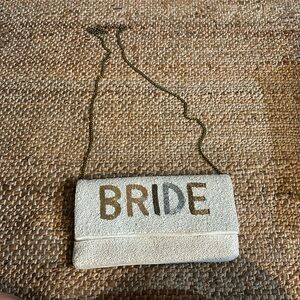 Bride sequin purse